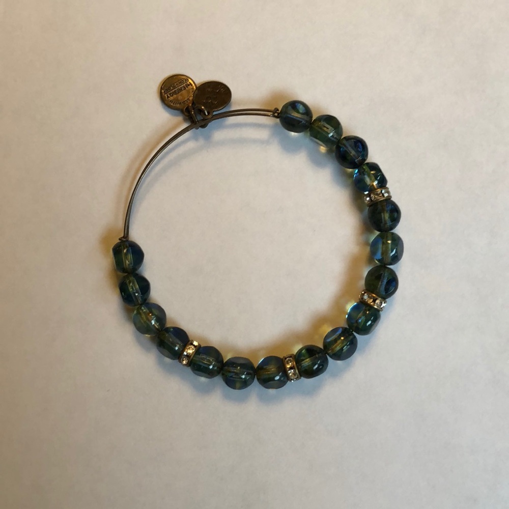 Alex And Ani - Green Beaded Bracelet